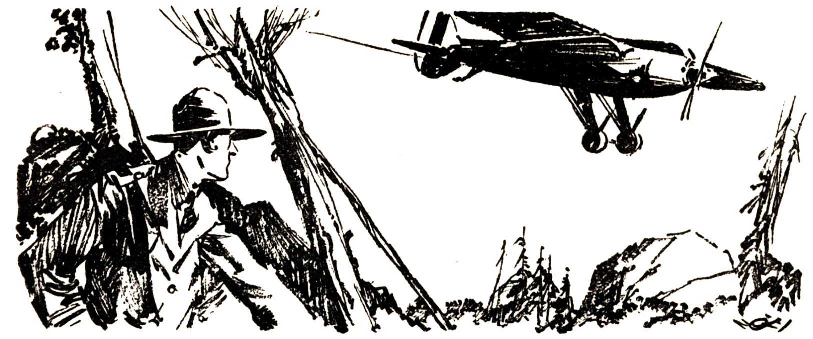 Vintage pulp header